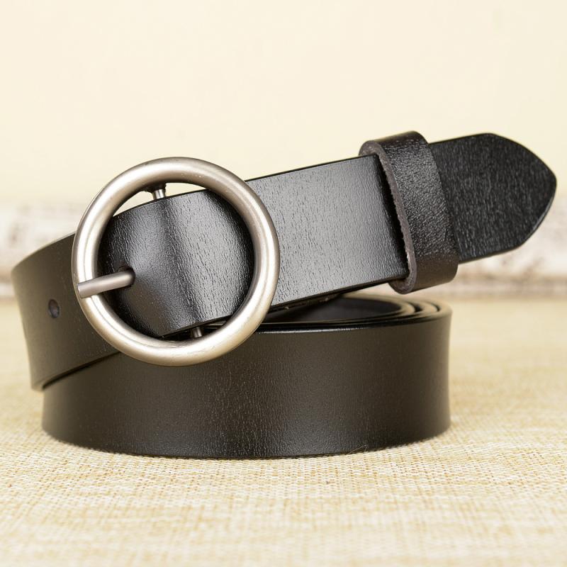 Belts |  Womens Black Circle Buckle Belt Belts Belts