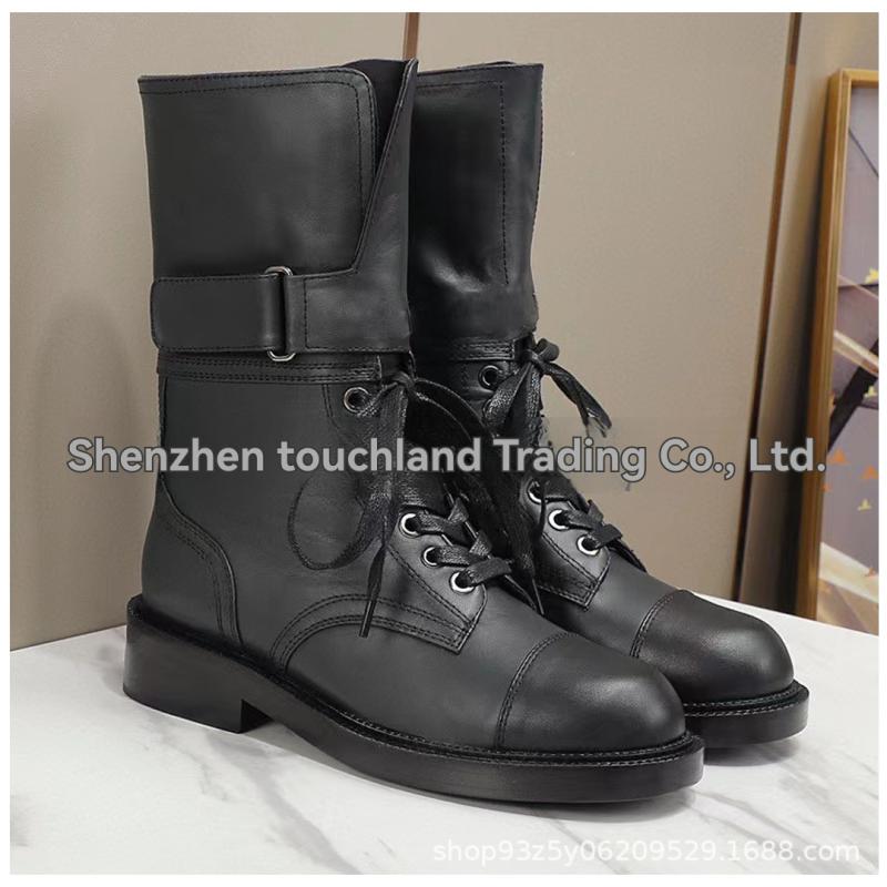 Boots |  Mens Charlie Leather Ranger Boots Boots Black