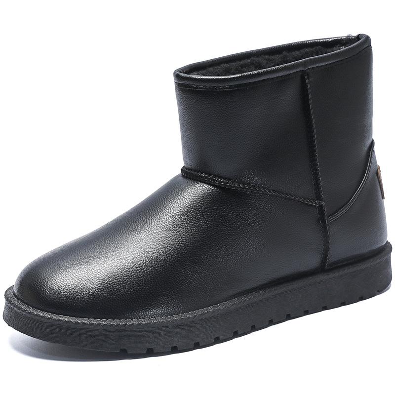 Boots |  Womens Black Pu Mini Boots Boots Black