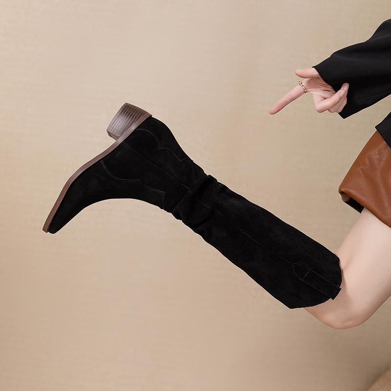 Boots |  Womens Willow Suede Knee High Boots Boots