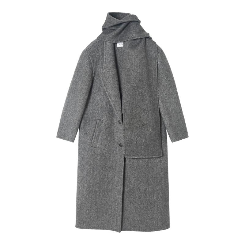 Coats & Jackets |  Womens Grey Longline Formal Coat Womens Clothing Coats & Jackets