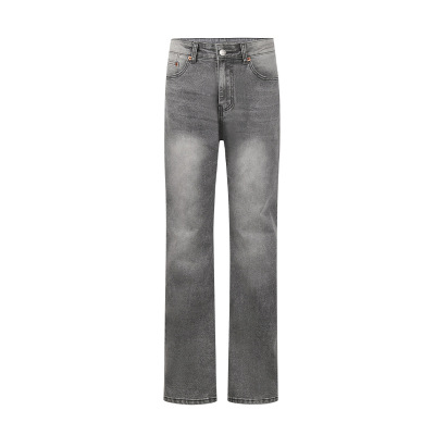 Denim |  Mens Grey Denim Regular-Fit Jeans Denim Denim