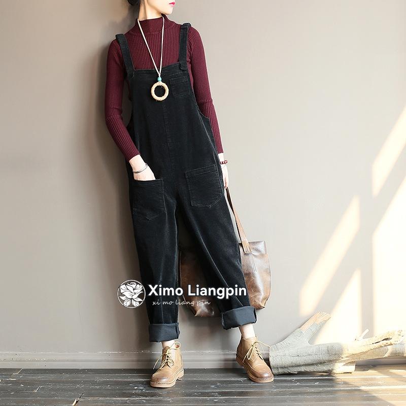 Dresses |  Womens Viola Cord Dungaree Dresses Dresses