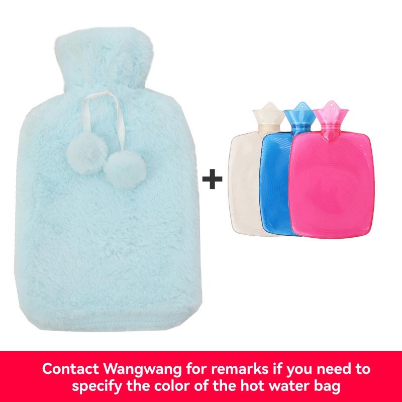 Gifts & Novelty |  Womens Pink Plain Fluffy Hot Water Bottle Gifts & Novelty Gifts & Novelty