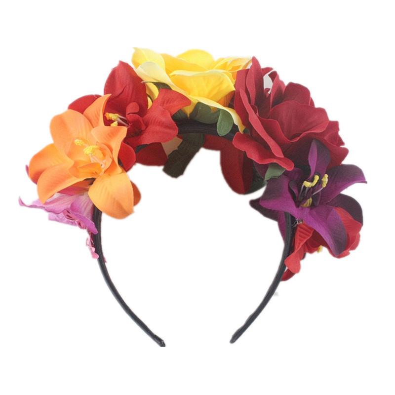 Hair Accessories |  Womens Red Floral Headband Gifts & Novelty Gifts & Novelty