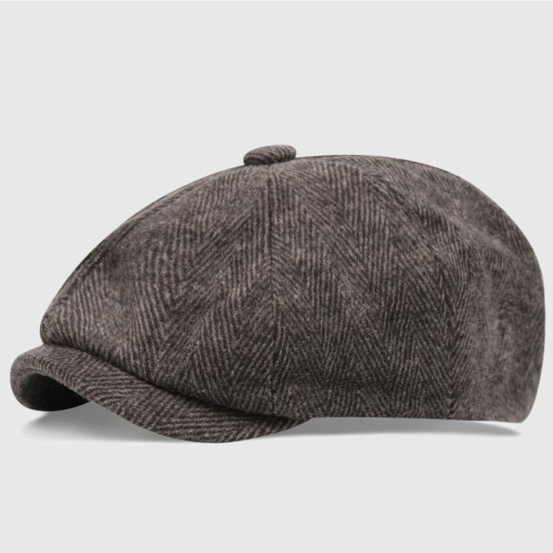 Hats |  Mens Black Flat Cap Hats Black