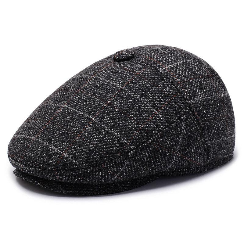 Hats |  Mens Navy Check Flat Cap Hats Hats