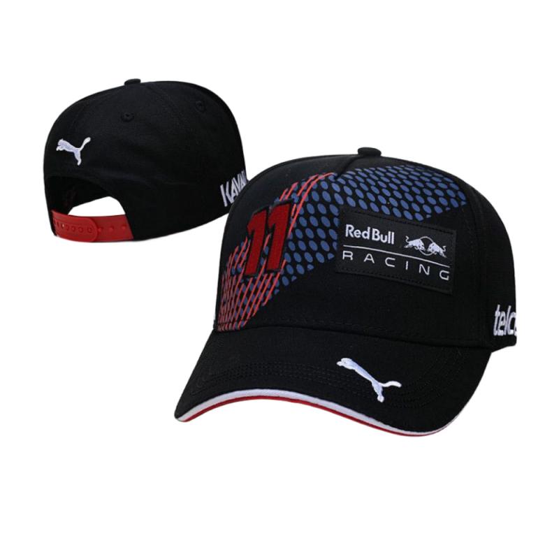 Hats |  Mens Racing Cap With Patches Hats Black