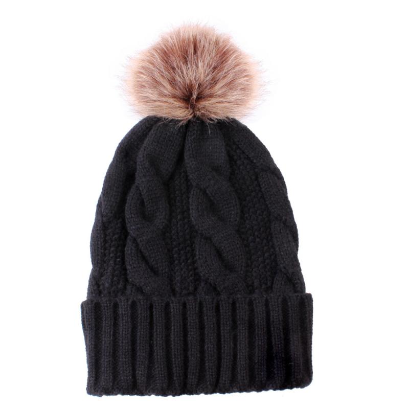 Hats |  Womens Cream Cable Bobble Beanie Hat Hats Cream