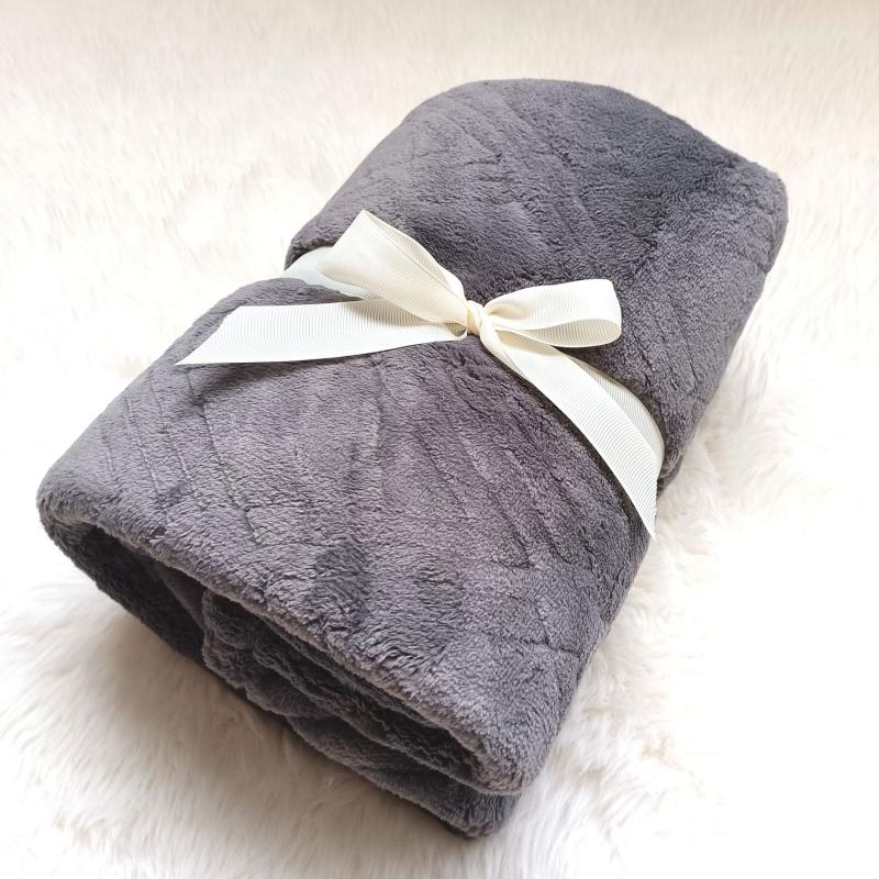 Home & Living |  Womens Grey Plush Blanket Throw Gifts & Novelty Gifts & Novelty