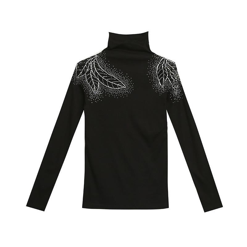 Jumpers & Cardigans |  Womens Black Diamante Heat Seal Cosy Top Jumpers & Cardigans Black