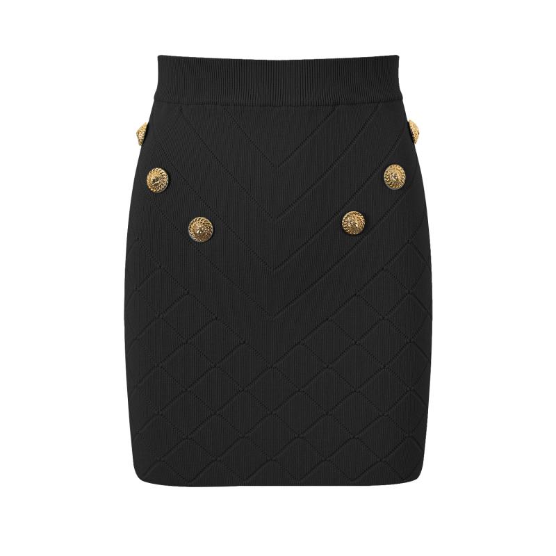 Knitwear |  Womens 6-Button Knit Skirt Knitwear Knitwear