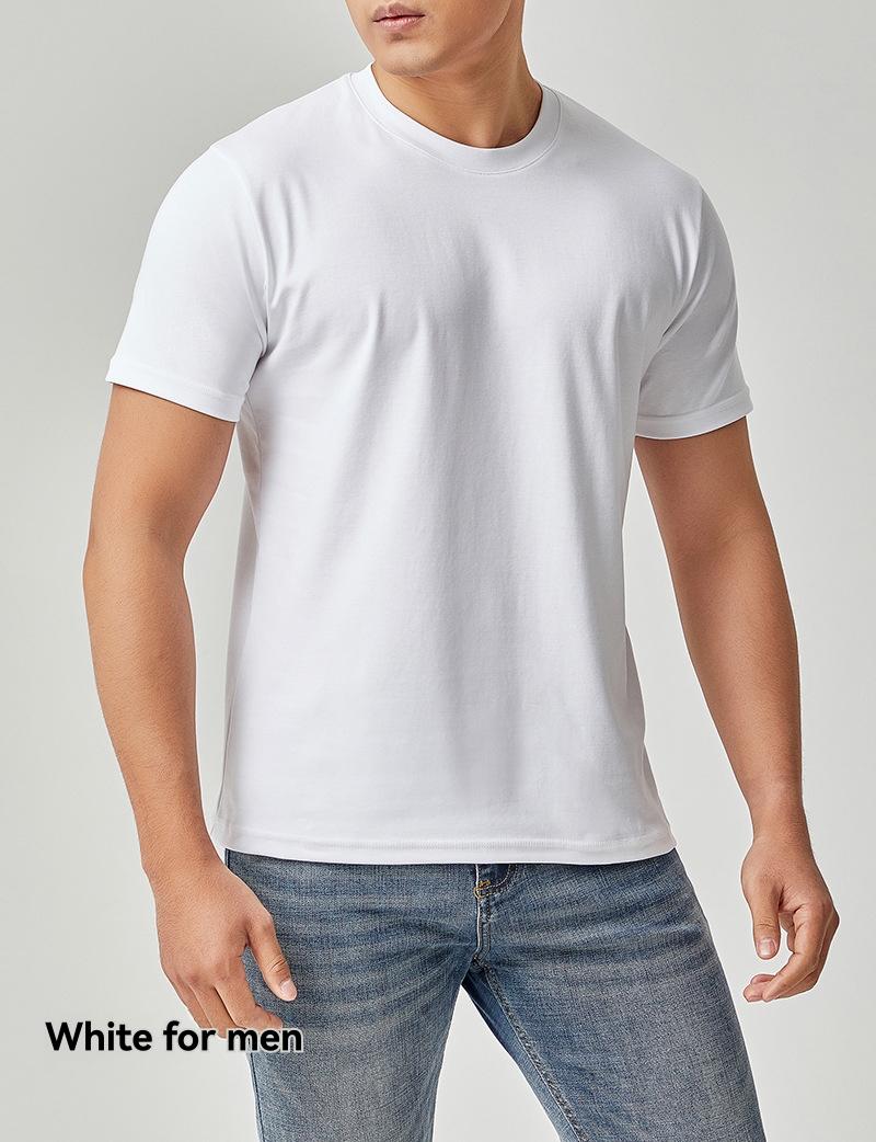 Loungewear |  Mens White Crew Neck T-Shirt Loungewear Loungewear