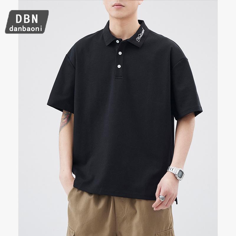 Shirts And Polos |  Mens Embroidered Polo Shirt Mens Clothing Black