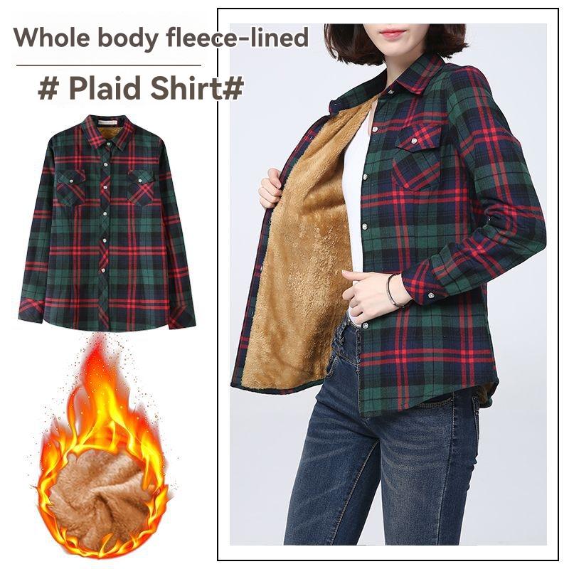 Shirts & Blouses |  Womens Blue Classic Check Shirt Shirts & Blouses Blue