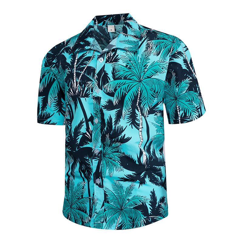 Shirts |  Mens Pink Tropical Print Shirt Mens Clothing Mens