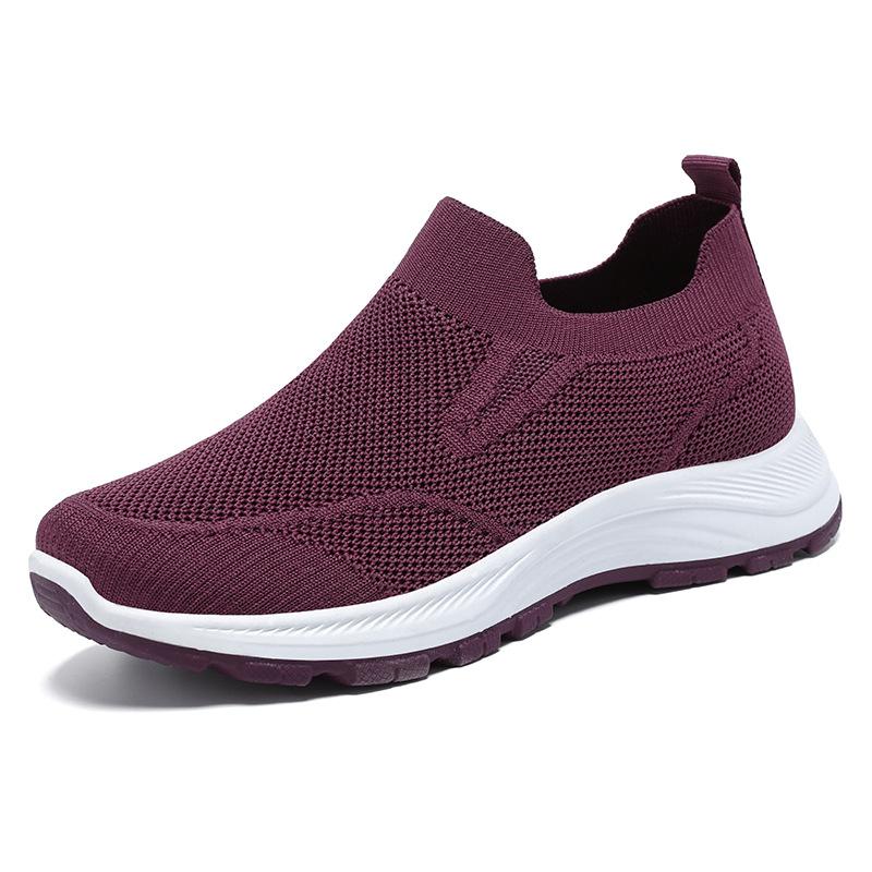 Shoes |  Womens Grey Woven Slip On Trainers Shoes Grey