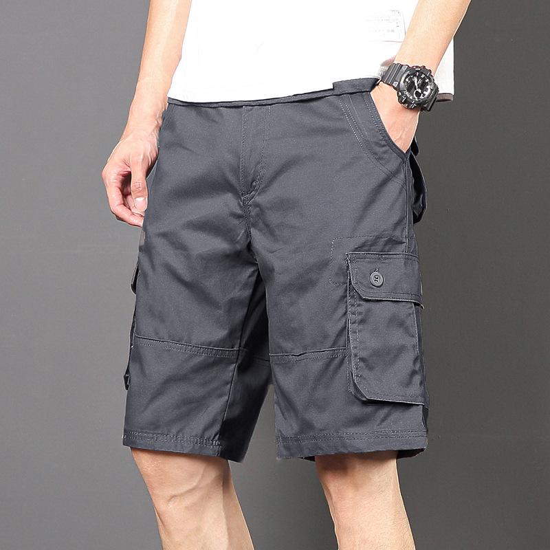 Shorts |  Mens Charcoal Cargo Shorts Mens Clothing Grey