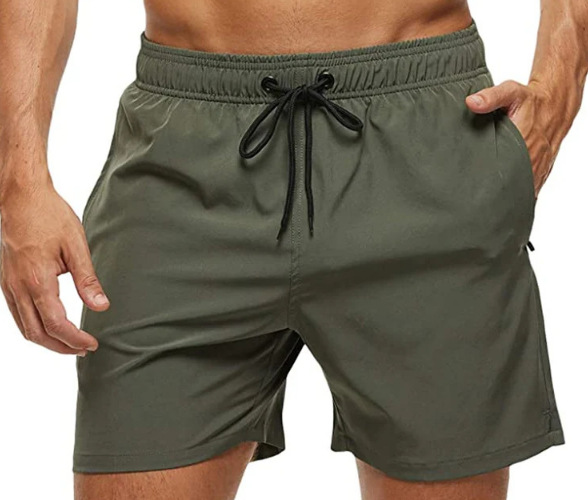 Shorts |  Mens Khaki Cargo Swim Shorts Mens Clothing Green