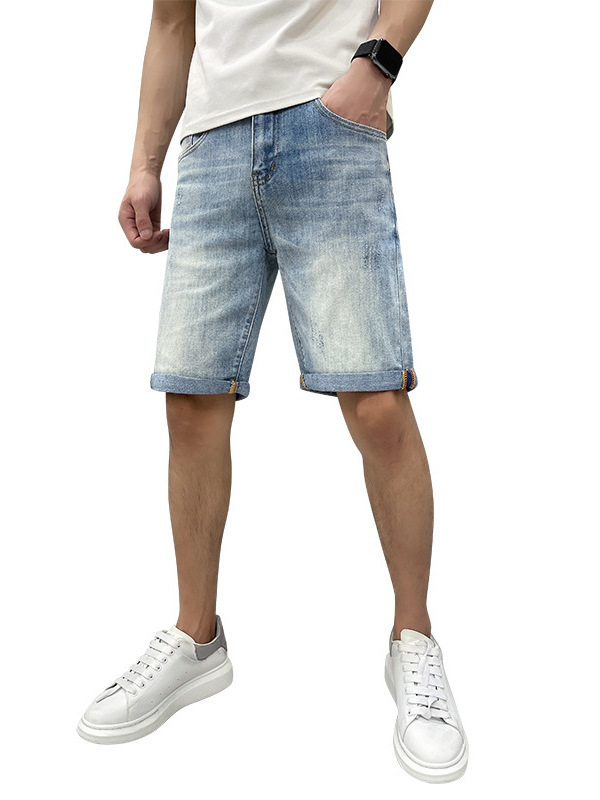 Shorts |  Mens Light Blue Denim Shorts Mens Clothing Blue