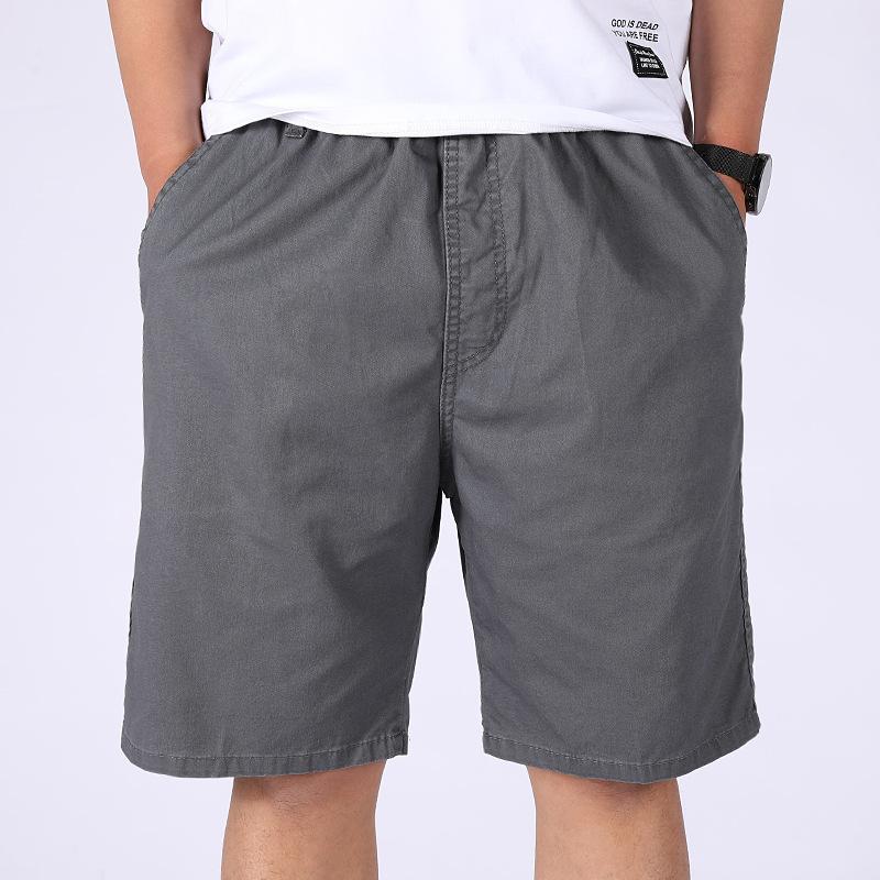 Shorts |  Mens Plain Charcoal Mid Length Shorts Mens Clothing Grey