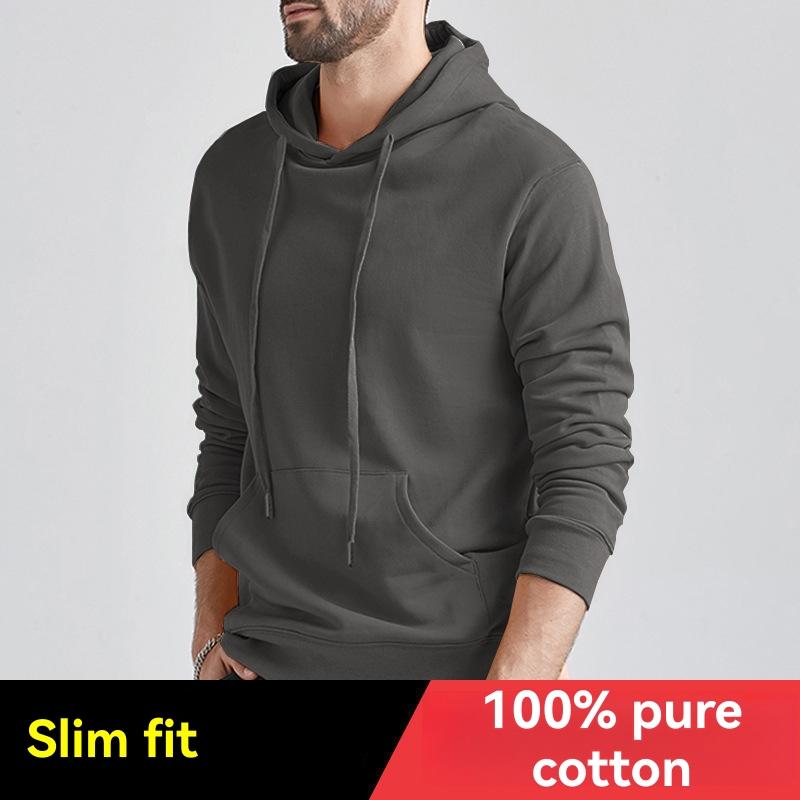 Sportswear |  Mens Black Drawstring Hoody Hoodies & Sweatshirts Black