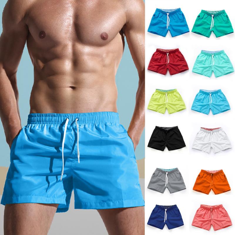 Swimwear |  Mens Mid Blue Swim Shorts Mens Clothing Blue