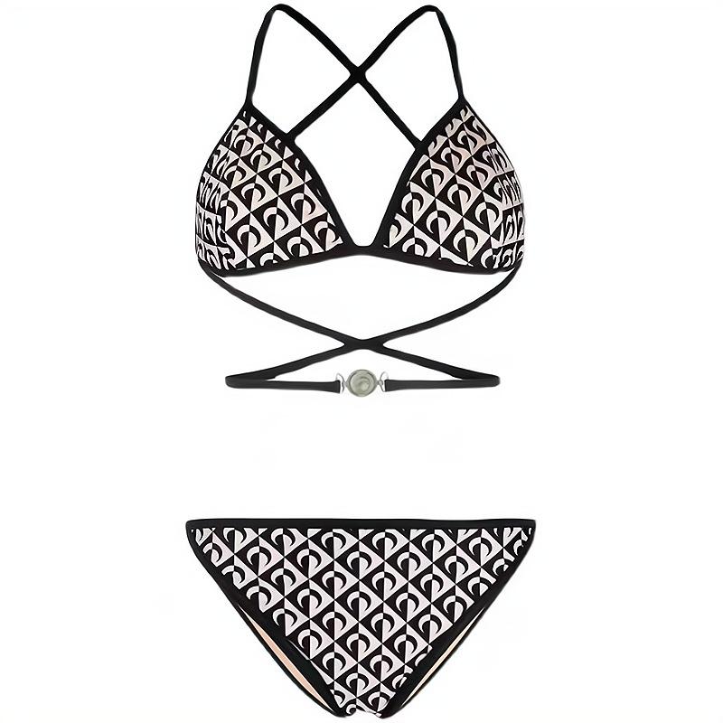 Swimwear |  Womens Triangle Bikini Swimwear Black