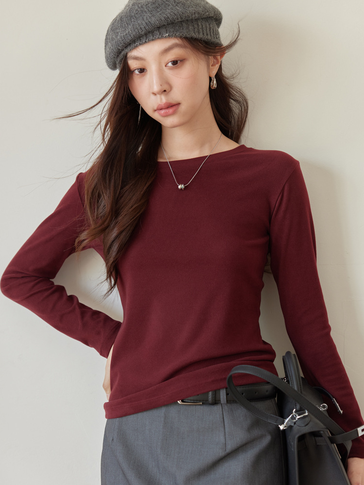 Tops & T-Shirts |  Womens Plum Plain Crew Neck Top Tops & T-Shirts Purple