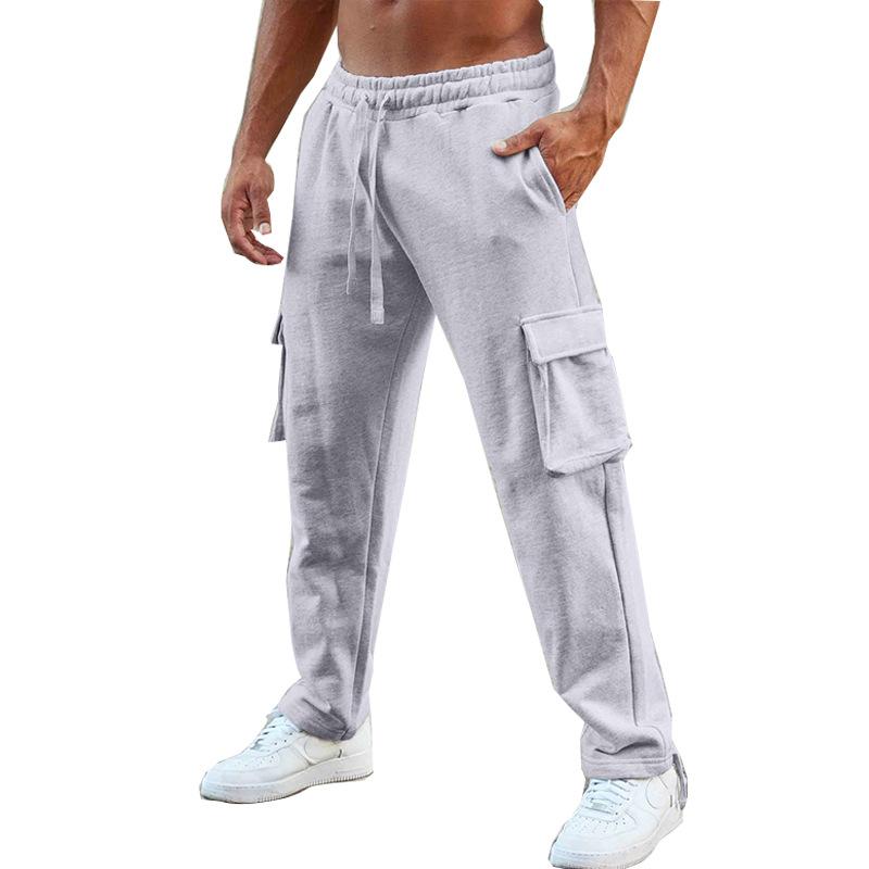 Trousers And Shorts |  Mens Cargo Joggers With  Paris Print Mens Clothing Grey