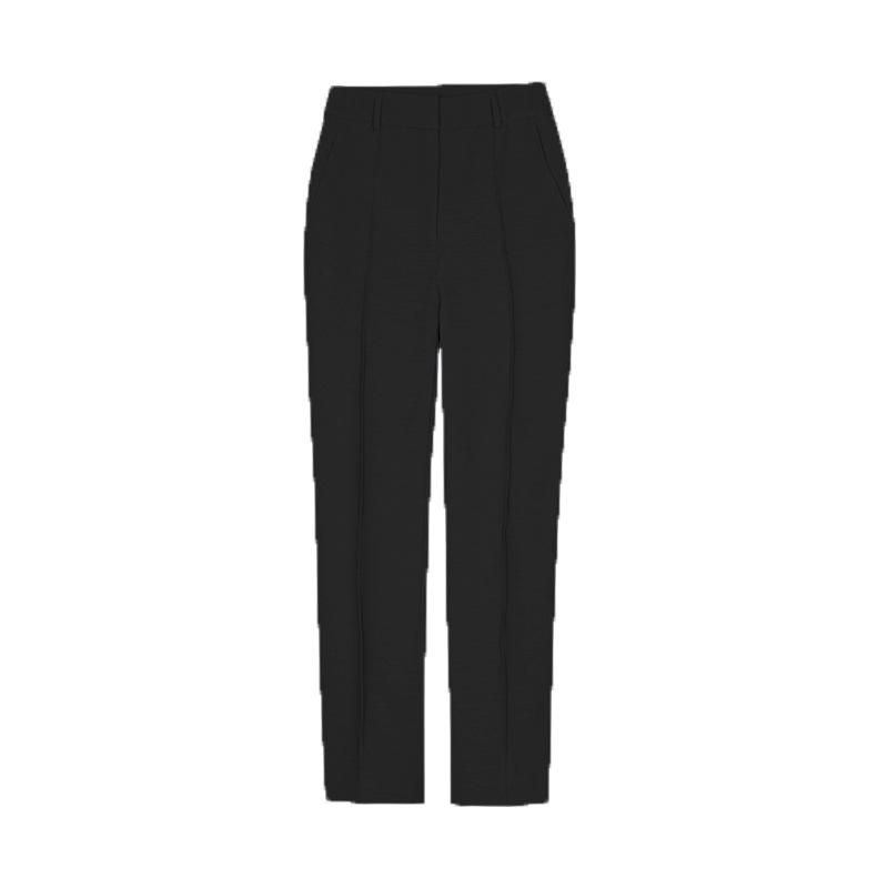 Trousers And Shorts |  Mens Double Wool Crepe Trousers Mens Clothing Black