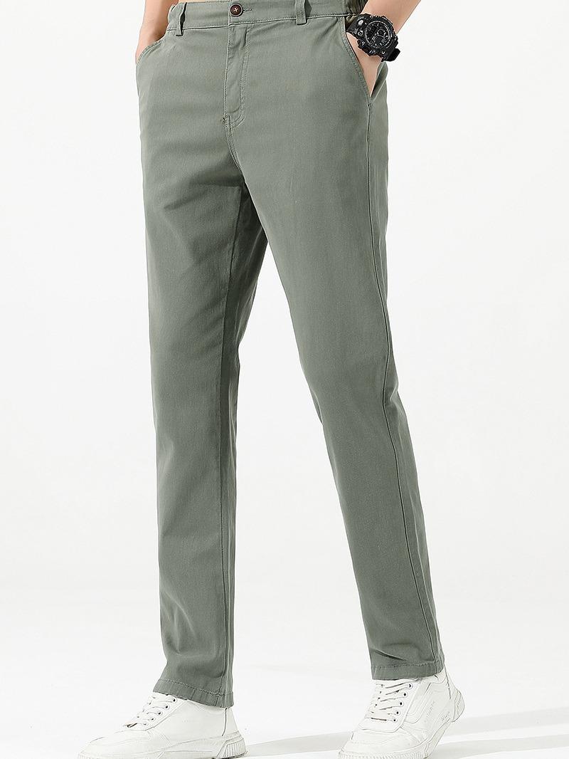 Trousers & Chinos |  Mens Green Slim Chino Trousers Mens Clothing Green