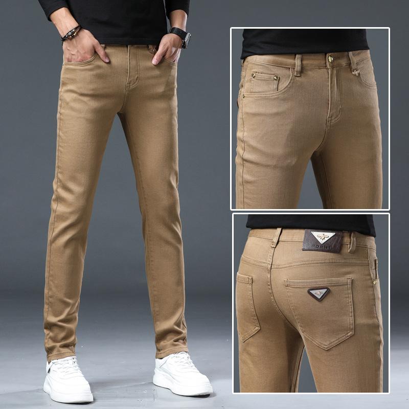 Trousers & Chinos |  Mens Tan Slim Cord Trousers Mens Clothing Brown