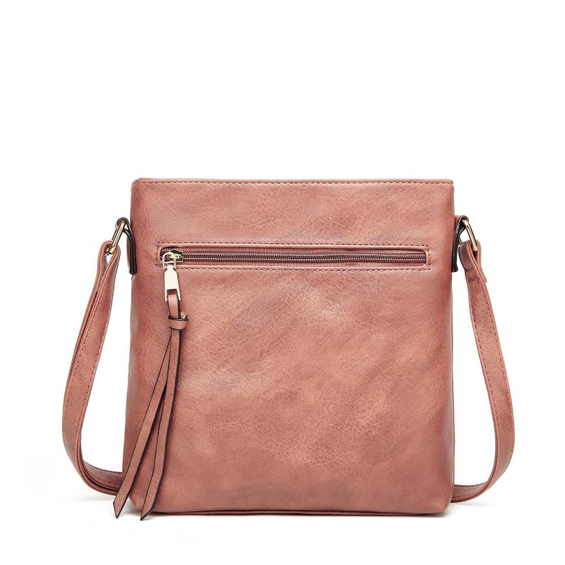 Bags |  Womens Mink Tessa Cross Body Bag With Zip Bags Bags