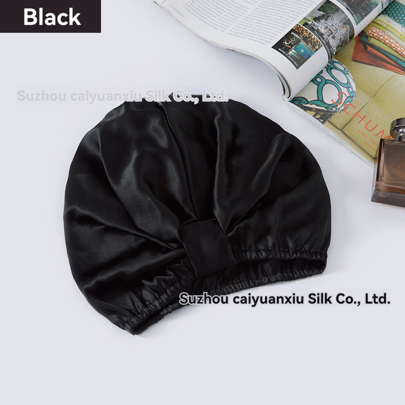 Make-Up & Beauty |  Womens Black Satin Hair Wrap Hair Accessories Black