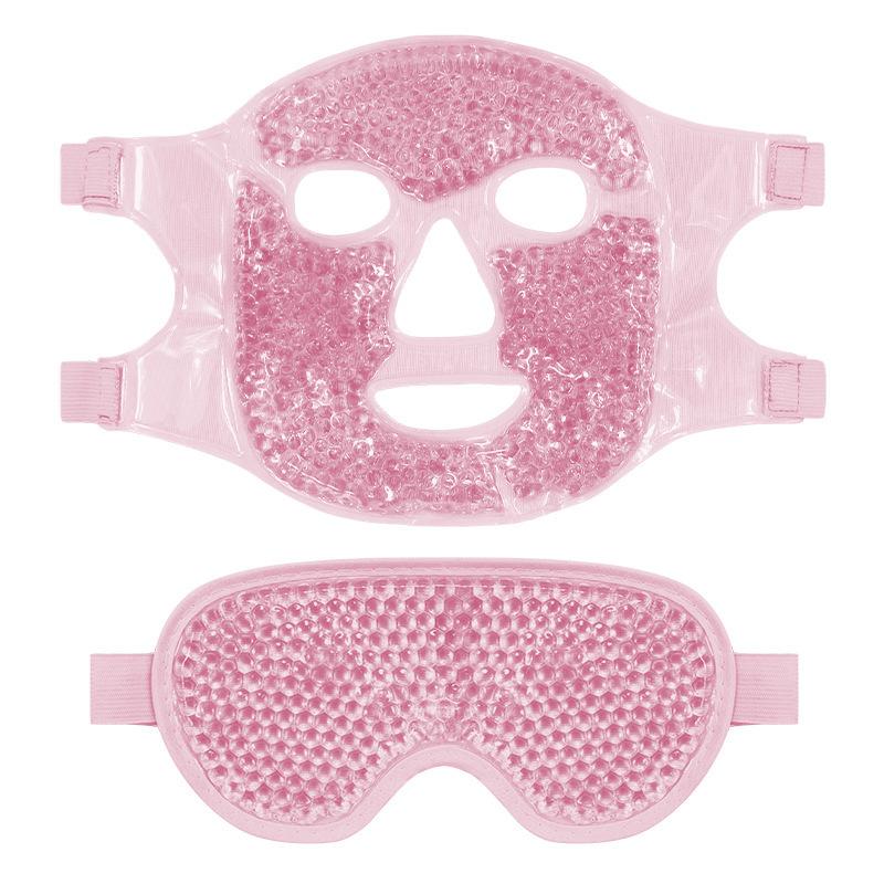 Skincare |  Womens Pink Full Face Cooling Gel Mask Gifts & Novelty Assorted