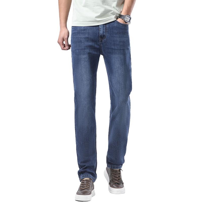 Jeans |  Mens Dark Blue Stretch Slim Jeans Jeans Blue